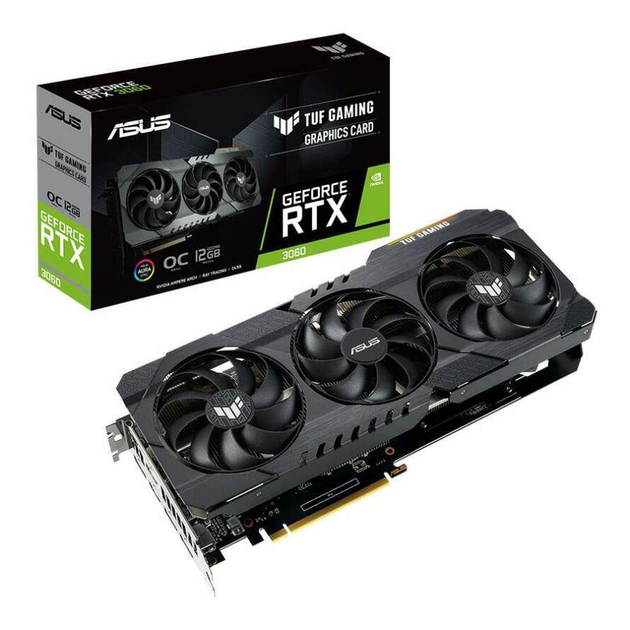 کارت گرافیک ایسوس TUF RTX 3060 O12G GAMING