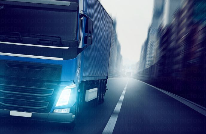 خرید و دانلود عکس Modern Truck کد 34301 | پیک فاکس | Pic Fox