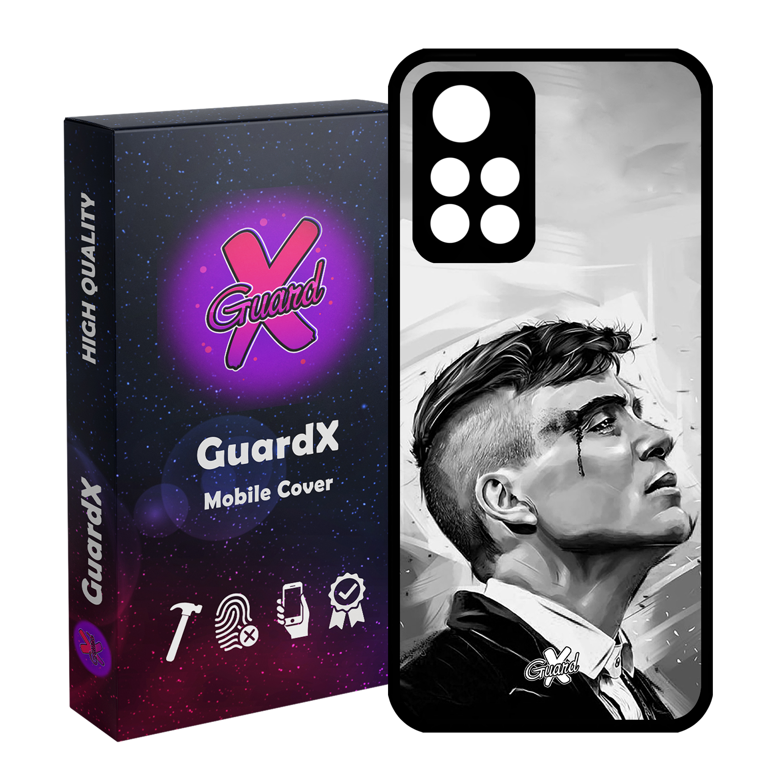 کاور گارد ایکس طرح Peaky Blinders مدل Glass10132 مناسب برای گوشی موبایل شیائومی Poco M4 Pro 5G/Redmi Note 11T 5G/Redmi Note 11S 5G