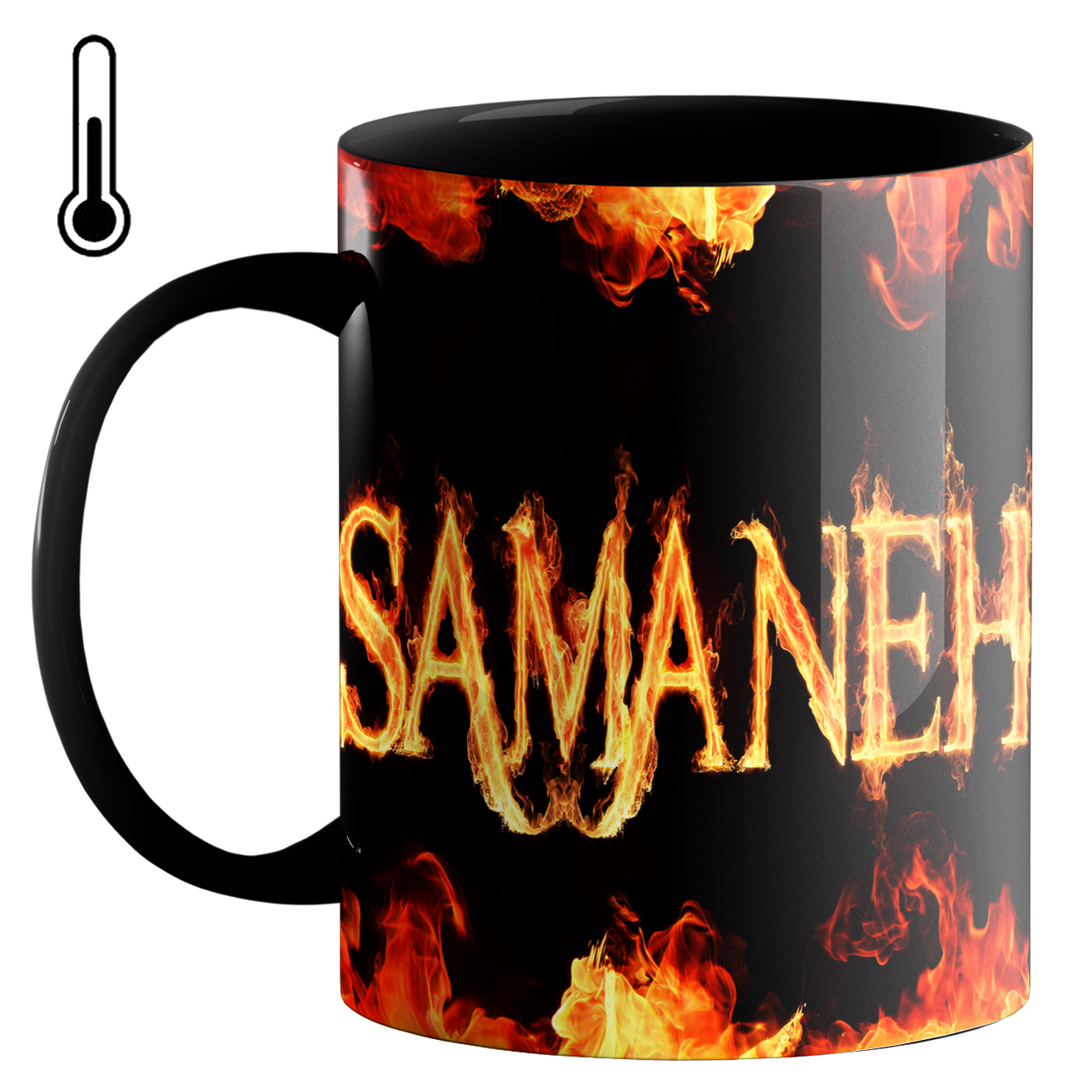 ماگ حرارتی طرح اسم سمانه کد H20