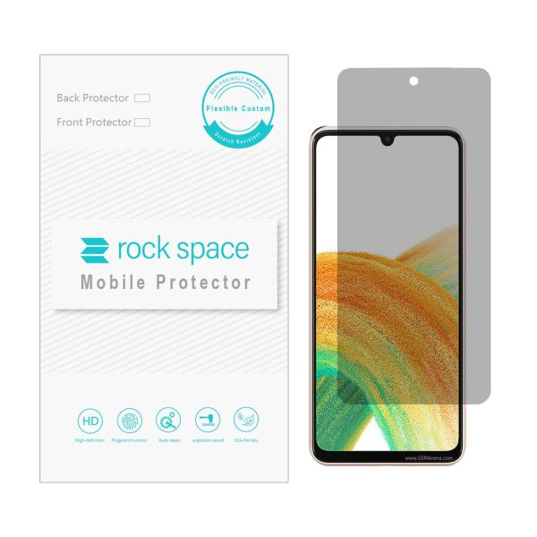 گلس سامسونگ A33 5g مدل نانو هیدروژل پرایوسی برند راک اسپیس کد S