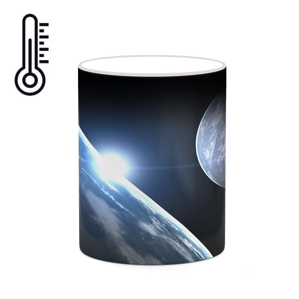 ماگ حرارتی کاکتی طرح فضا و کهکشان مدل mgh19955