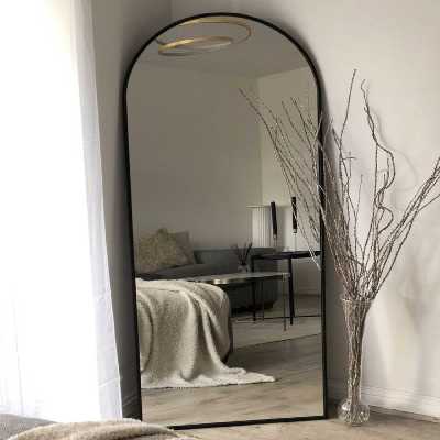 آینه مدل قدی چوبی طرح ماندگار کد w-180-100