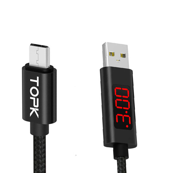 کابل تبدیل USB به microUSB تاپکی مدل AC27 طول 1 متر
