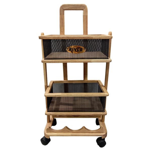 جاپیازی 2 طبقه چوبی ریور مدل مستطیل 3915