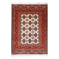 فرش دستباف شش متری طرح ترکمن مدل AA222
