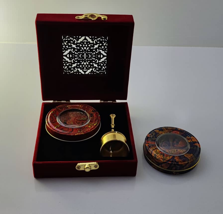 ظرف زعفران مخملی 3گرم - اقتصادی