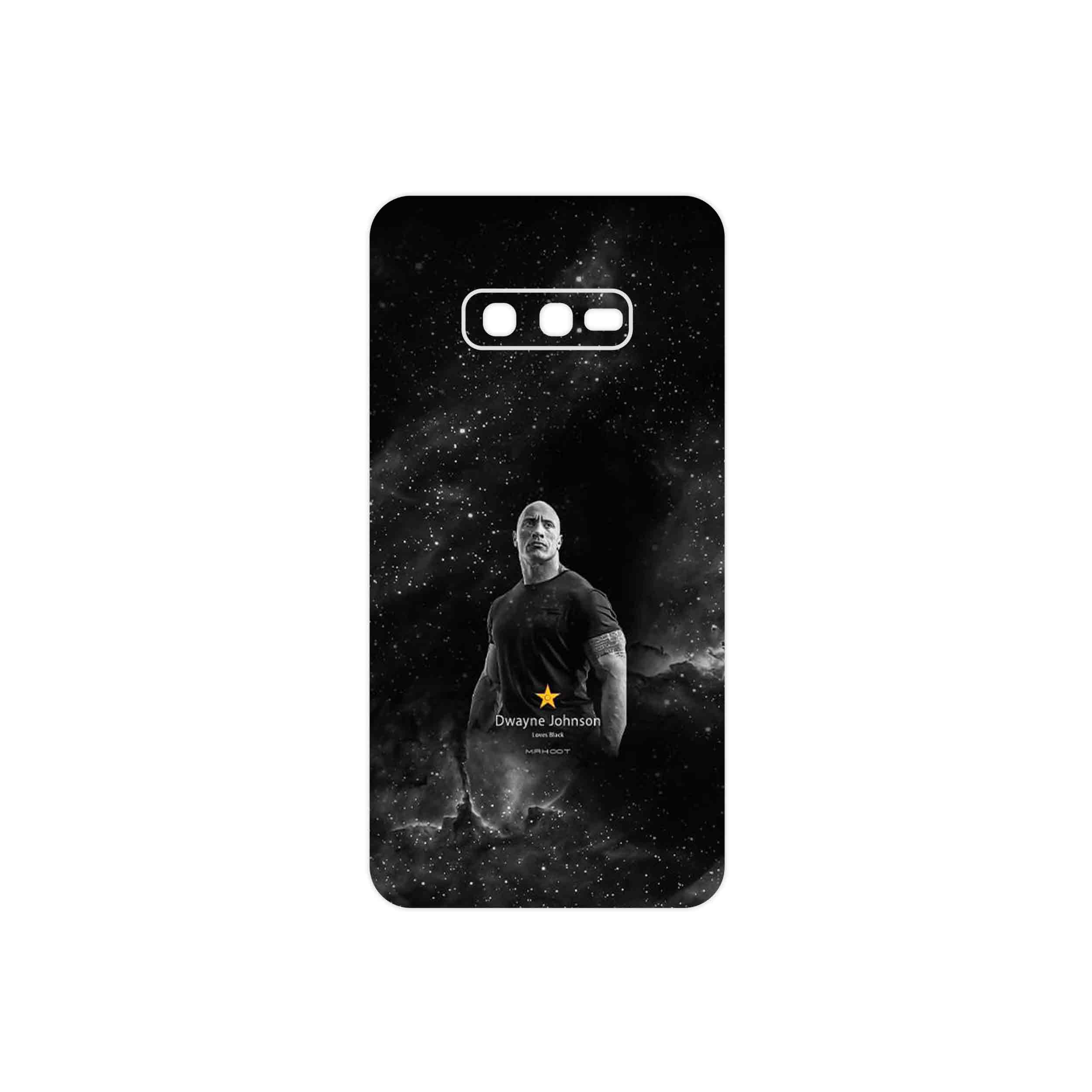 برچسب پوششی ماهوت مدل Dwayne Johnson مناسب برای گوشی موبایل سامسونگ Galaxy S10e