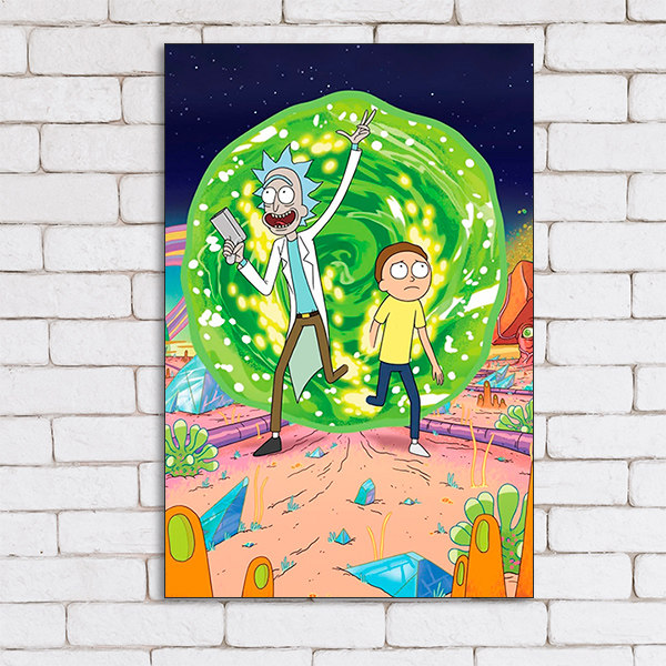 تابلو شاسی آتریسا مدل  انیمیشن Rick and Morty