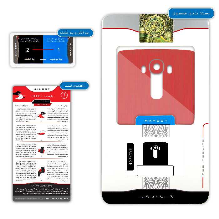 برچسب پوششی ماهوت مدل NINTENDO مناسب برای گوشی موبایل ال جی G4