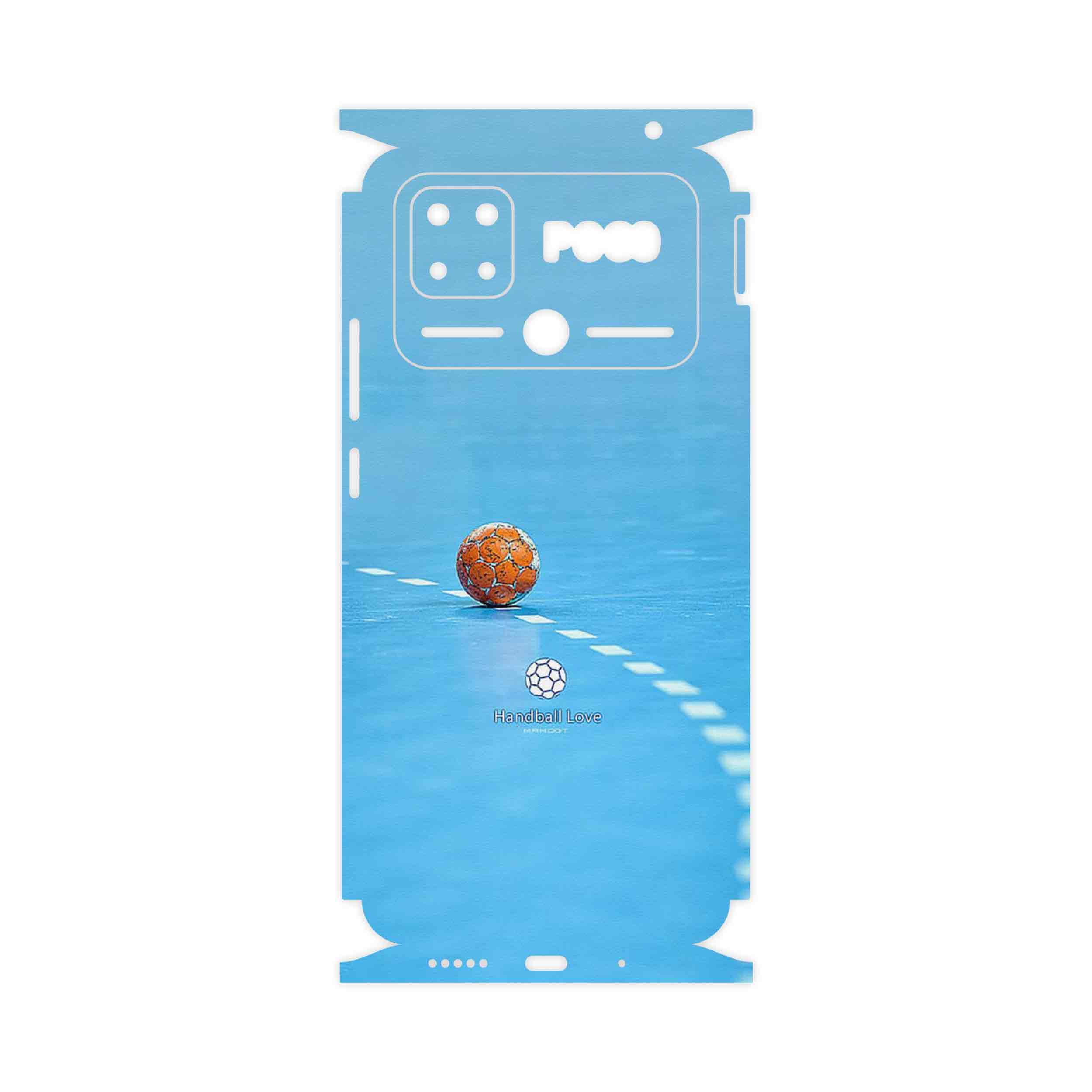 برچسب پوششی ماهوت مدل Handball-FullSkin مناسب برای گوشی موبایل شیائومی Poco C40