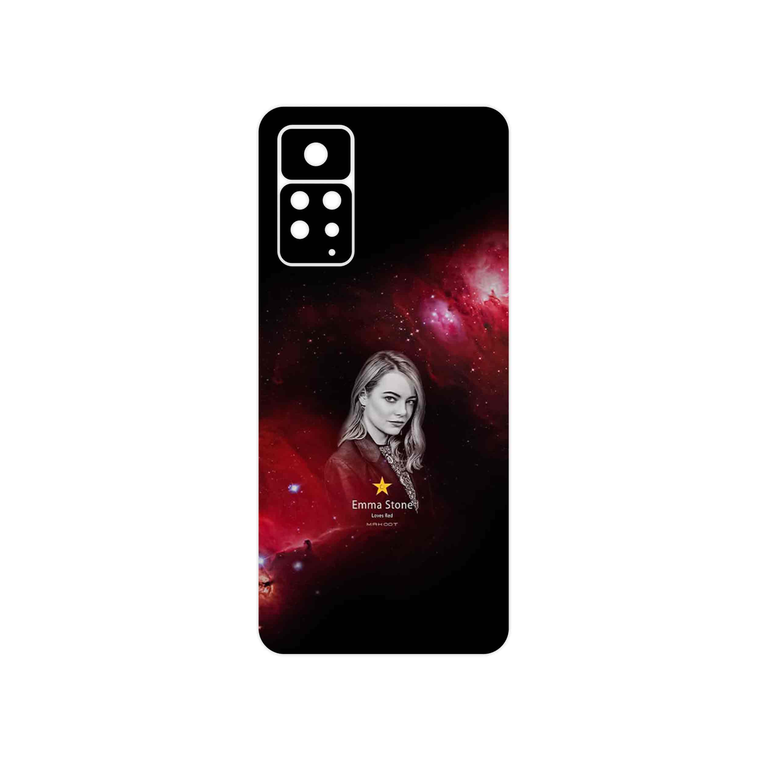 برچسب پوششی ماهوت مدل Emma Stone مناسب برای گوشی موبایل شیائومی Redmi Note 11 Pro Plus 5G (India)