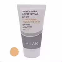 کرم ضد آفتاب رنگی پیلاری مدل SPF50 مناسب انواع پوست حجم 50 میلی‌لیتر
