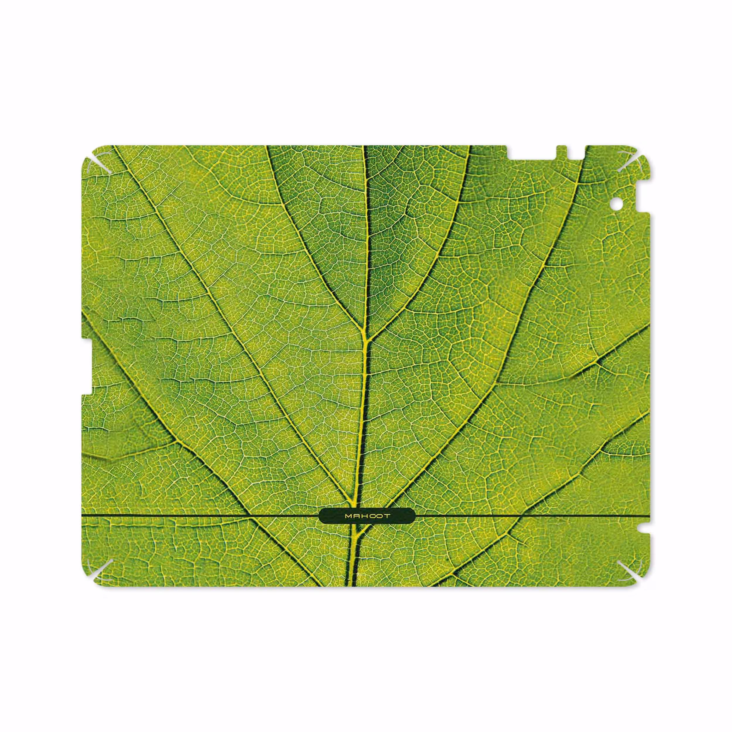 برچسب پوششی ماهوت مدل Leaf-Texture مناسب برای تبلت اپل iPad 2 2011 A1396