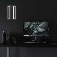 چراغ دیواری نئون دیزاین مدل Pause_WHT