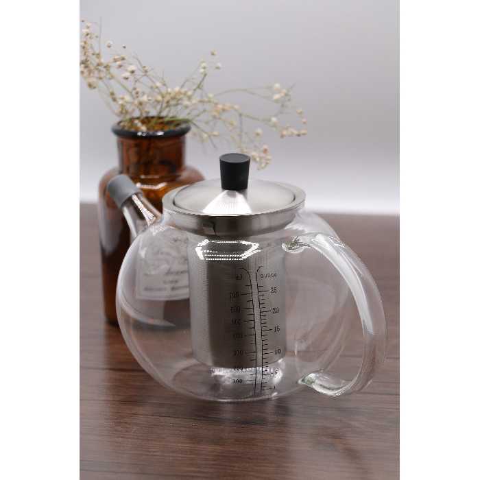 قوری بی.وی.کی مدل شفاف 600  کد 314314