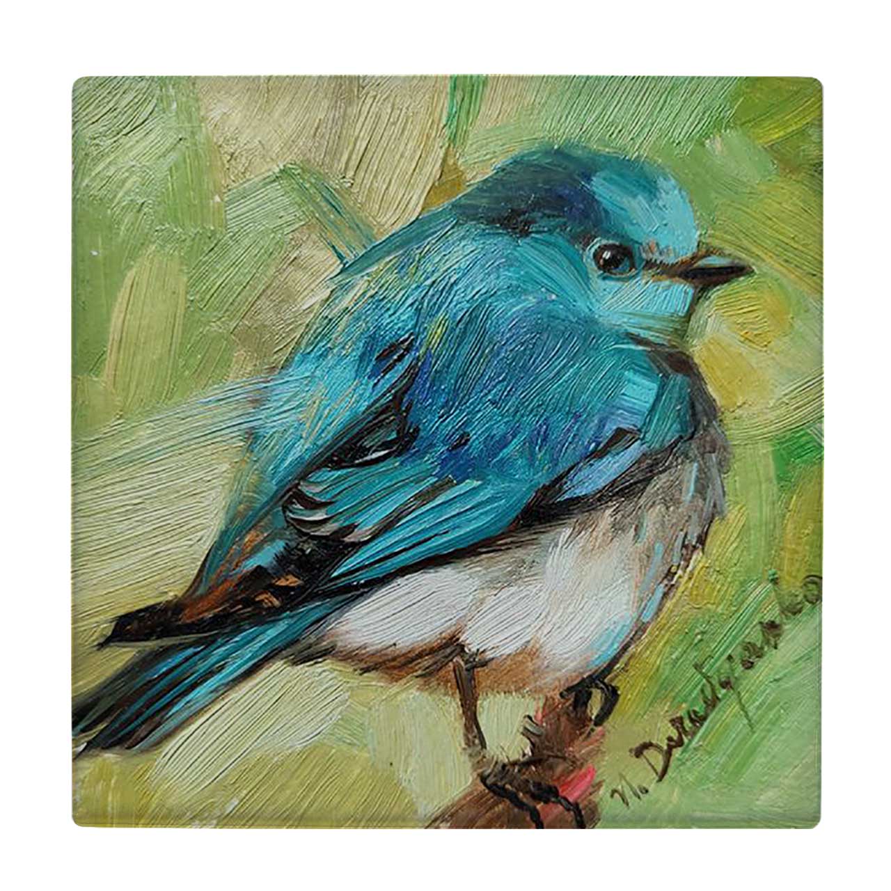 زیر لیوانی طرح نقاشی پرنده کد 5927701_4632