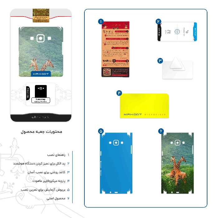 برچسب پوششی ماهوت مدل Giraffe-FullSkin مناسب برای گوشی موبایل سامسونگ Galaxy A5 2015