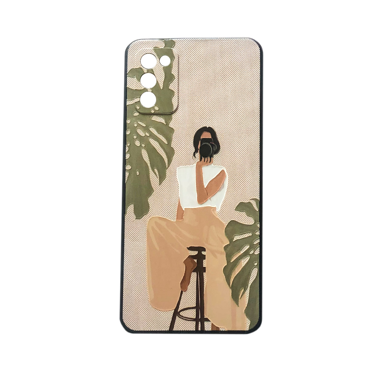 کاور طرح دختر مدل camera03s مناسب برای گوشی موبایل سامسونگ Galaxy A03s