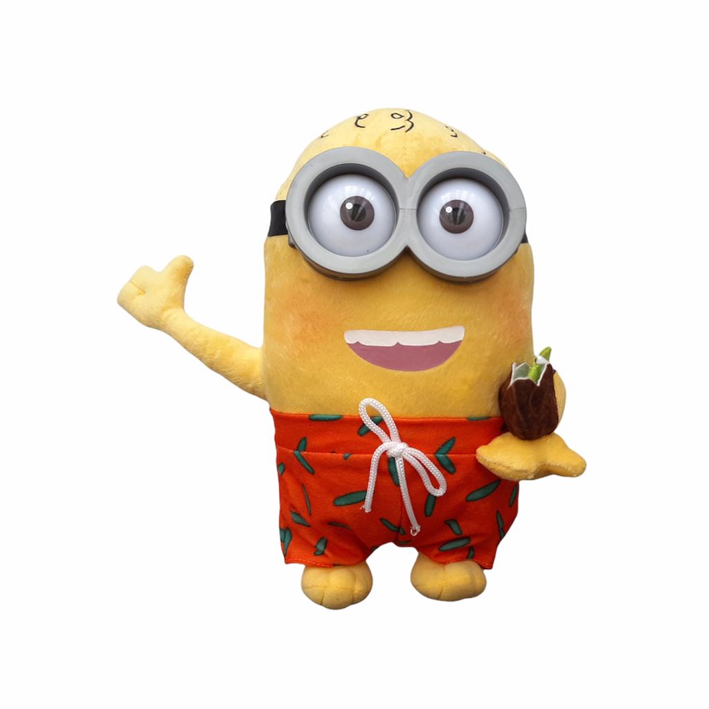 عروسک طرح مينيون مدل انسان غارنشين ارتفاع 28 سانتي متر