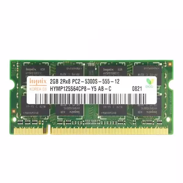رم لپ تاپ DDR2 تک کاناله 5300 مگاهرتز CL5 هاینیکس مدل HY6612 ظرفیت 2 گیگابایت