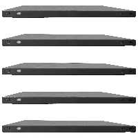 قفسه اداری مدل پیچی سایز 30x50 سانتی متر مجموعه پنج عددی