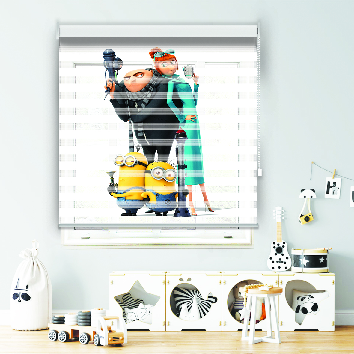 پرده زبرا مدل TD-103 سایز 200x180 سانتی متر