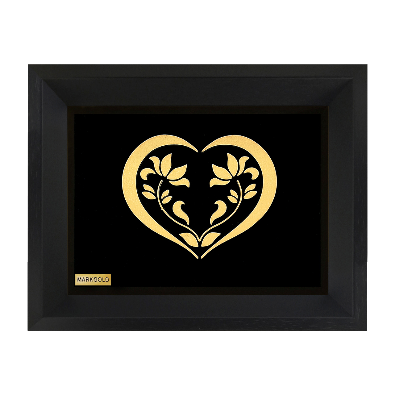 تابلو طلاکوب مارک گلد طرح قلب کد TSH93