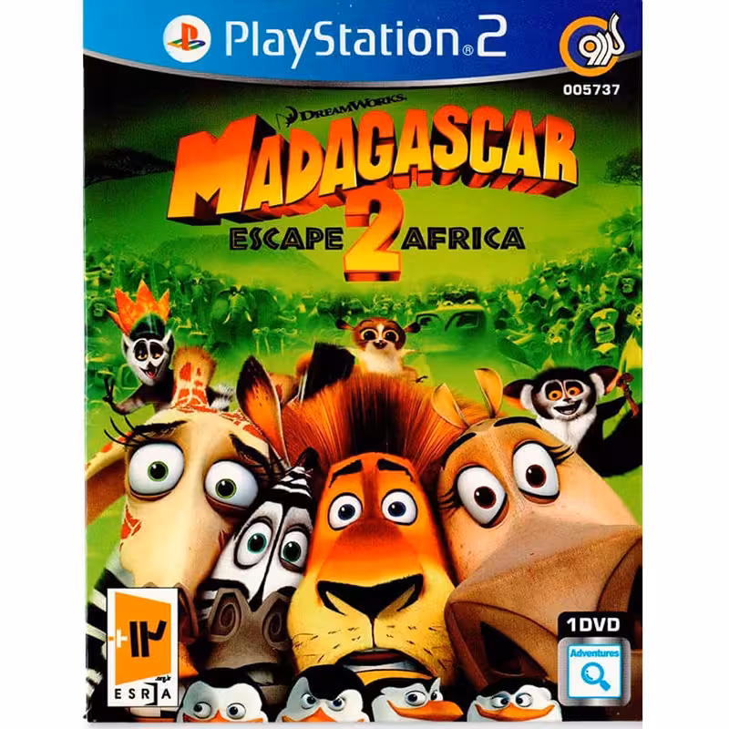 بازی Madagascar Escape 2 Africa PS2