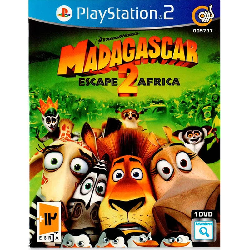 بازی Madagascar Escape 2 Africa PS2