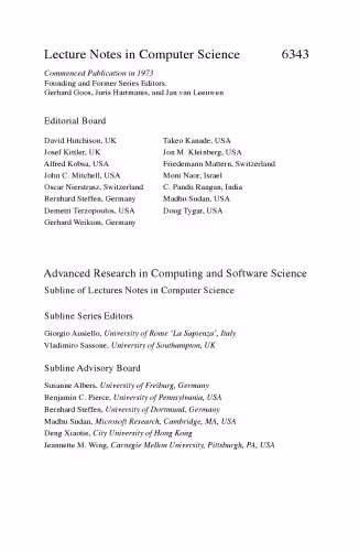 خرید و دانلود نسخه کامل کتاب Distributed Computing: 24th International Symposium, DISC 2010, Cambridge, MA, USA, September 13-15, 2010. Proceedings