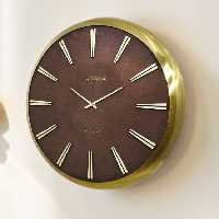ساعت دیواری آرتمیس کد 2045 Brown Gold A قهوه ای طلایی