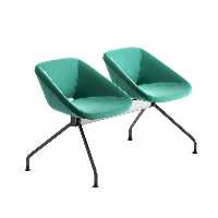 صندلی انتظار دو نفره هلگر مدل Triangle-WS-102-02