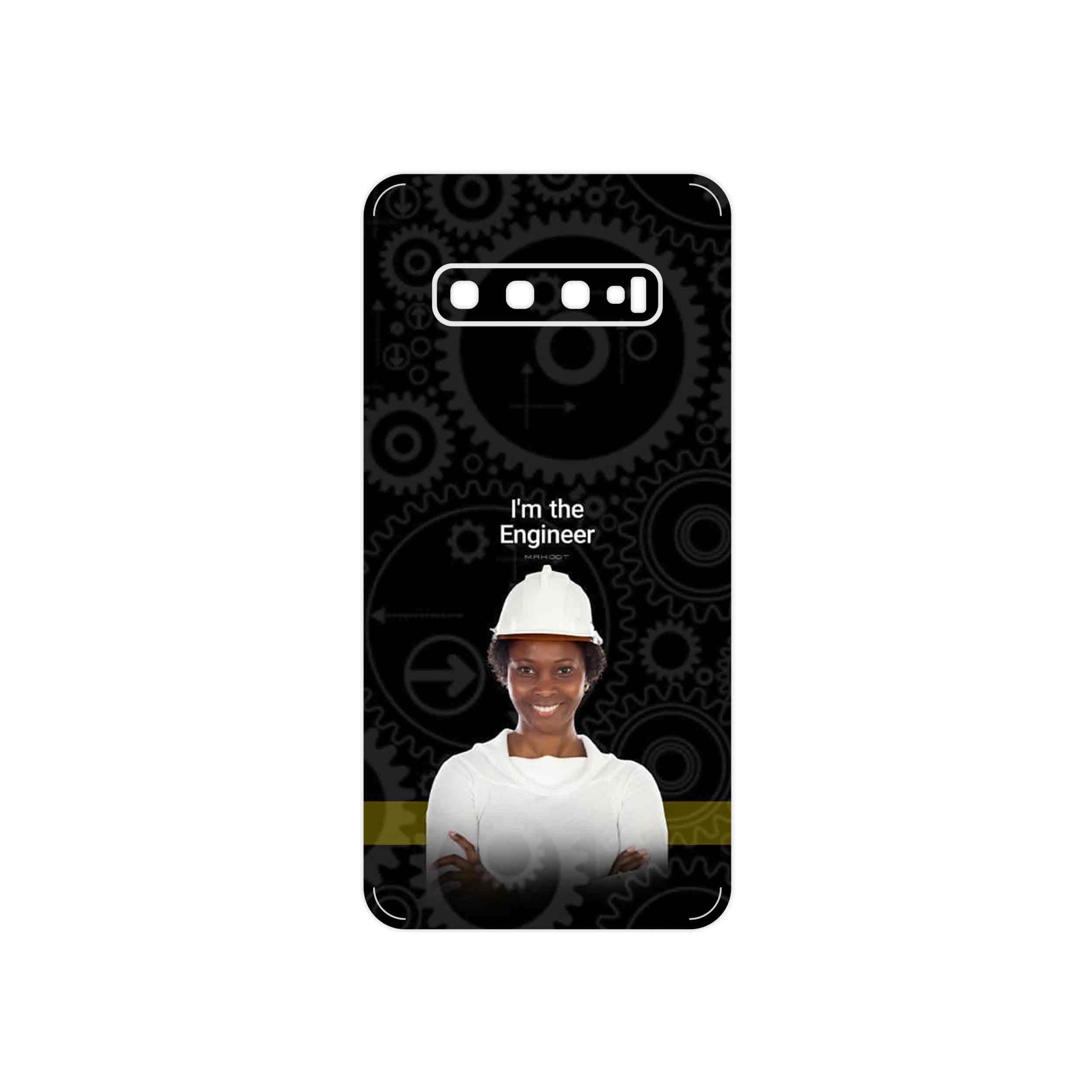 برچسب پوششی ماهوت مدل Engineer مناسب برای گوشی موبایل سامسونگ Galaxy S10