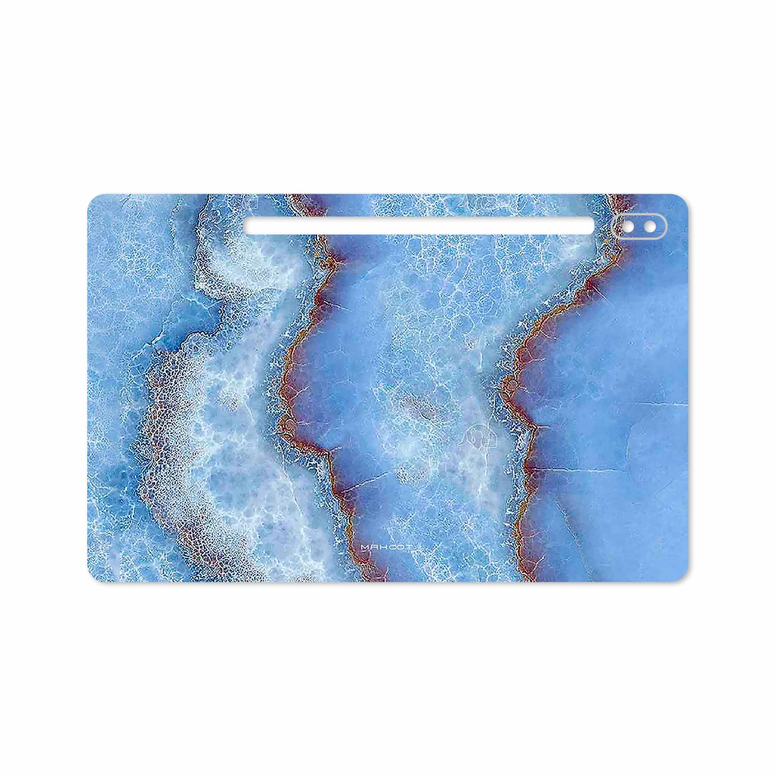برچسب پوششی ماهوت مدل Blue Ocean Marble مناسب برای تبلت سامسونگ Galaxy Tab S6 2019 SM-T865