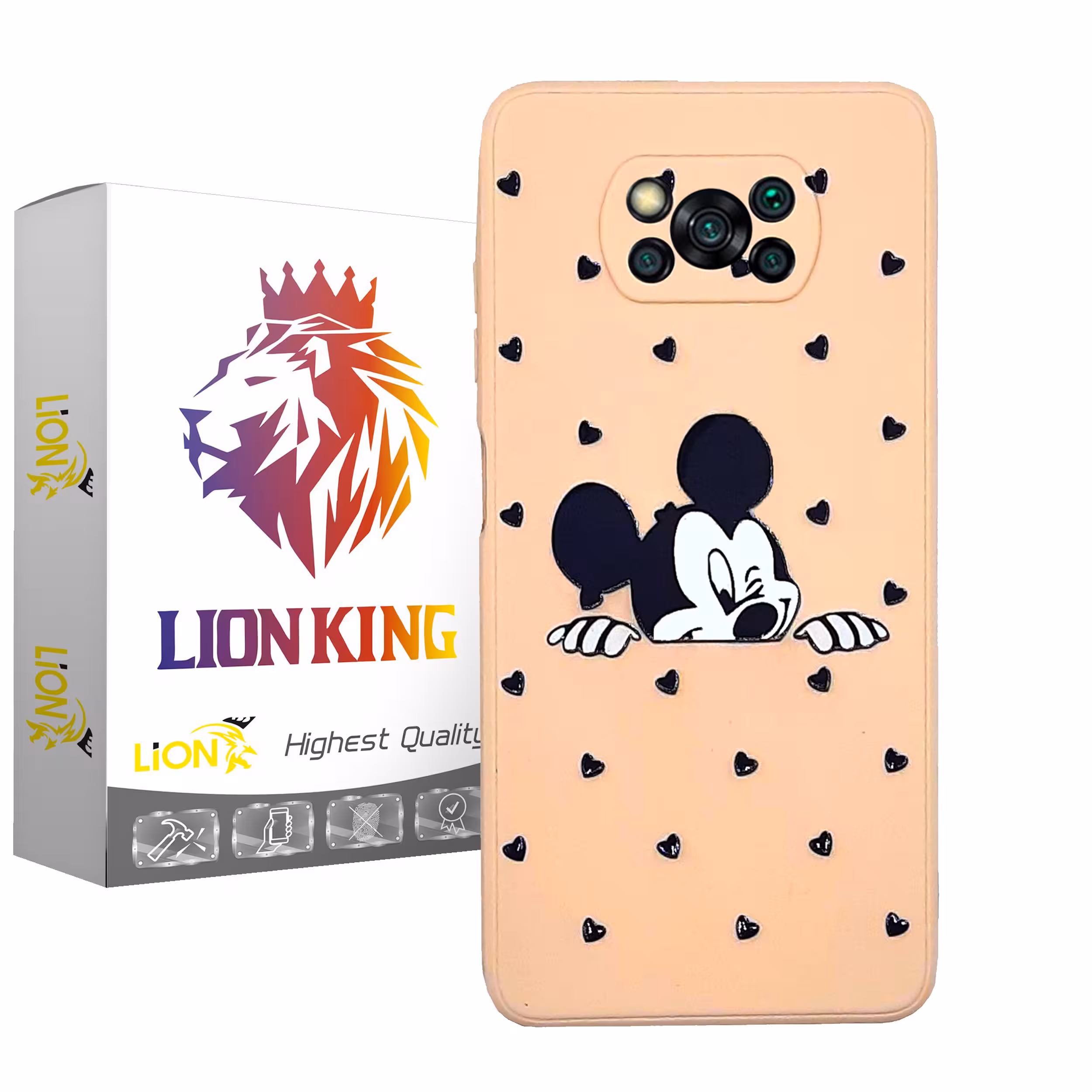 کاور لاین کینگ مدل PORMIKI مناسب برای گوشی موبایل شیایومی Poco X3 Poco X3 Pro
