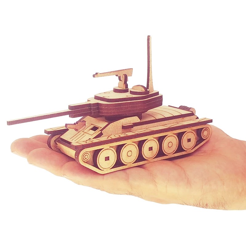 ماکت پازل سه بعدی مدل تانک 
