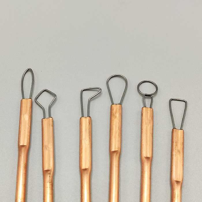 ابزار سفالگری مدل ch-800 مجموعه 6 عددی