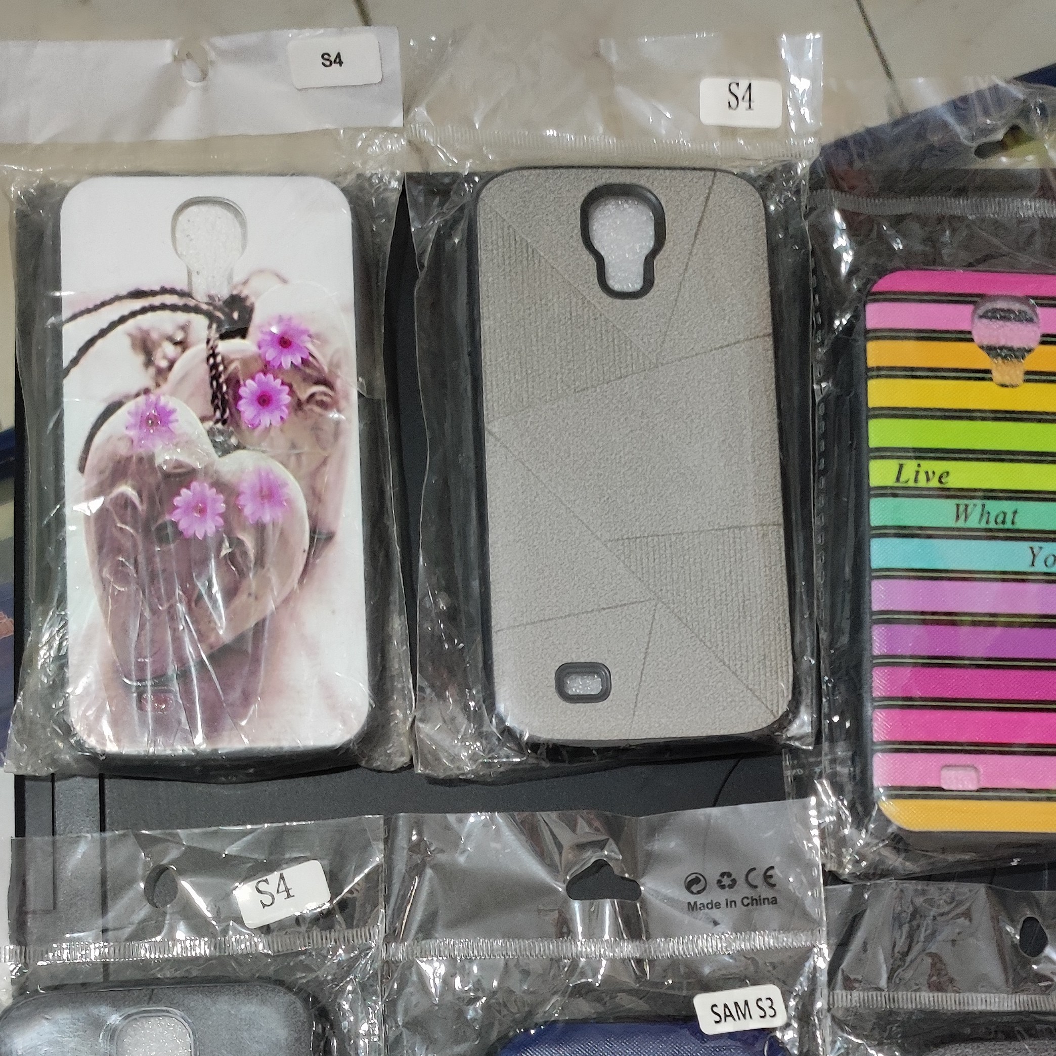 گارد -قاب-کاور گوشی S4 چرمی وطرحدار 