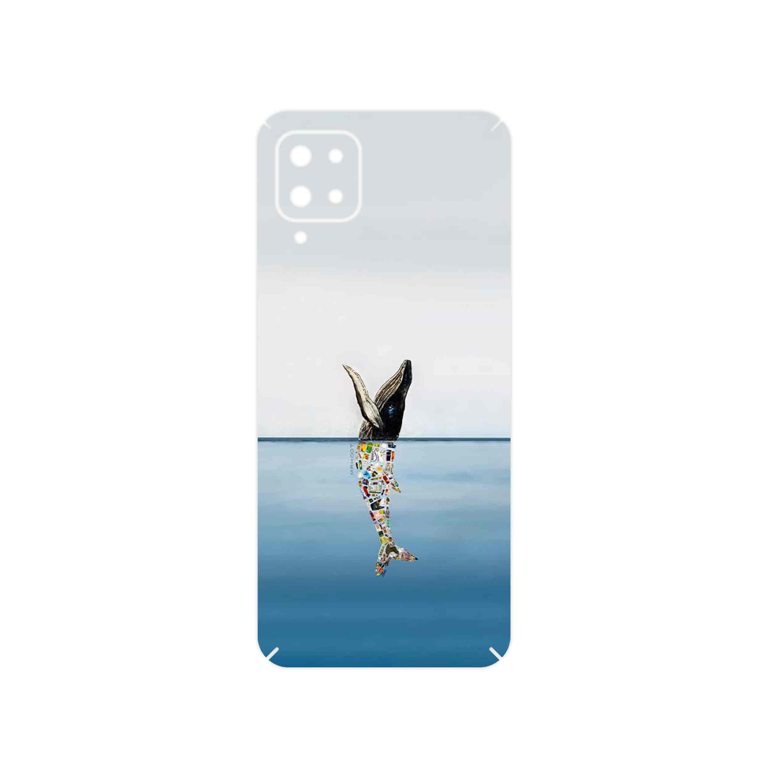 برچسب پوششی ماهوت مدل Collage of Sea Trash مناسب برای گوشی موبایل سامسونگ Galaxy A12 Nacho