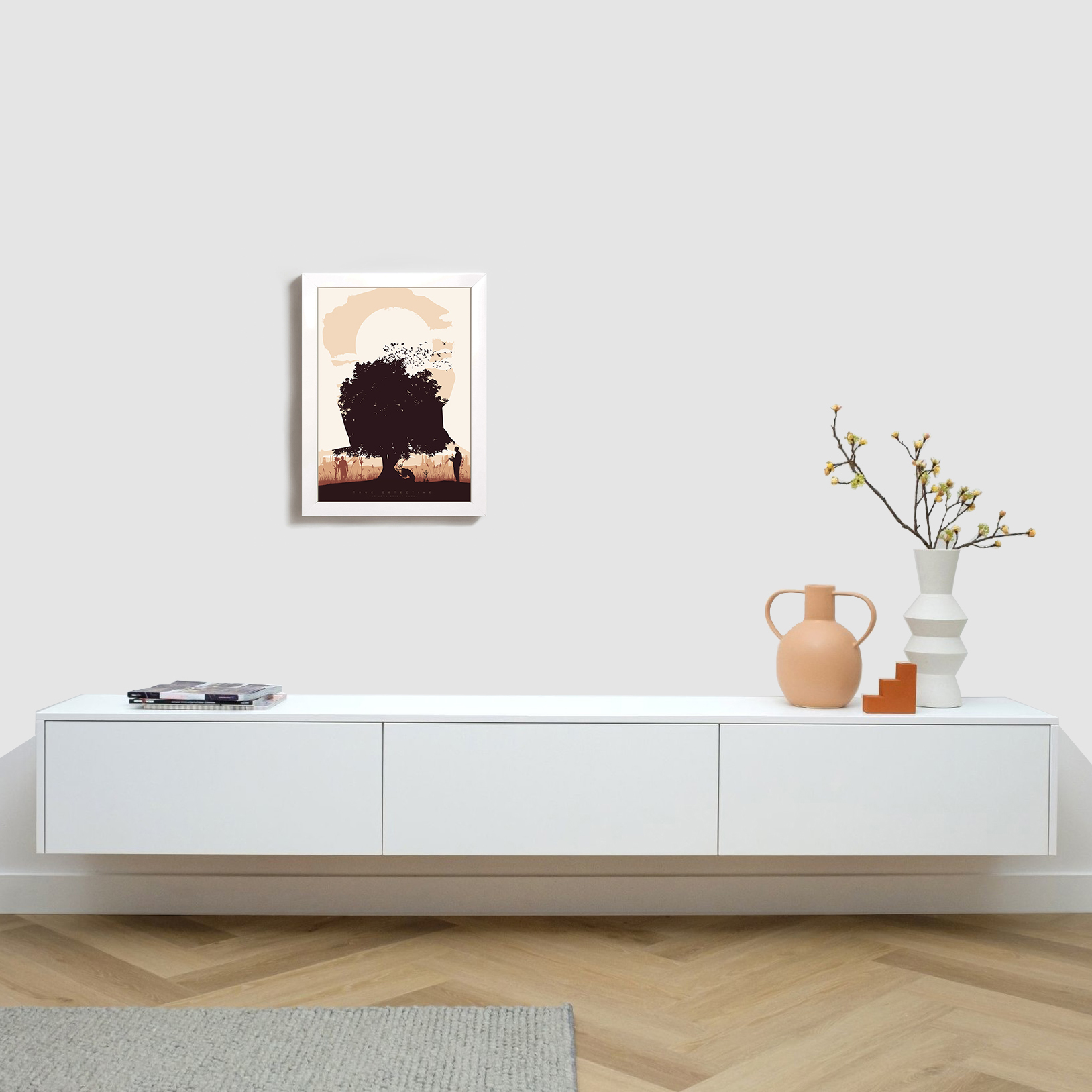 تابلو مدل سریال کاراگاه حقیقی true detective W433