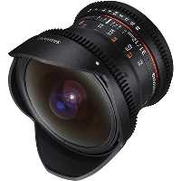 لنز سینمایی سامیانگ SAMYANG 12MM T3.1 VDSLR CINE FISHEYE LENS FOR CANON EF MOUNT