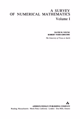خرید و دانلود نسخه کامل کتاب Survey of numerical mathematics,