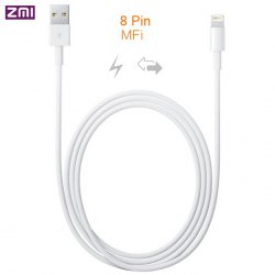 کابل لایتنینگ شیائومی مدل ZMI MFI USB to Lightning به طول 1 متر
