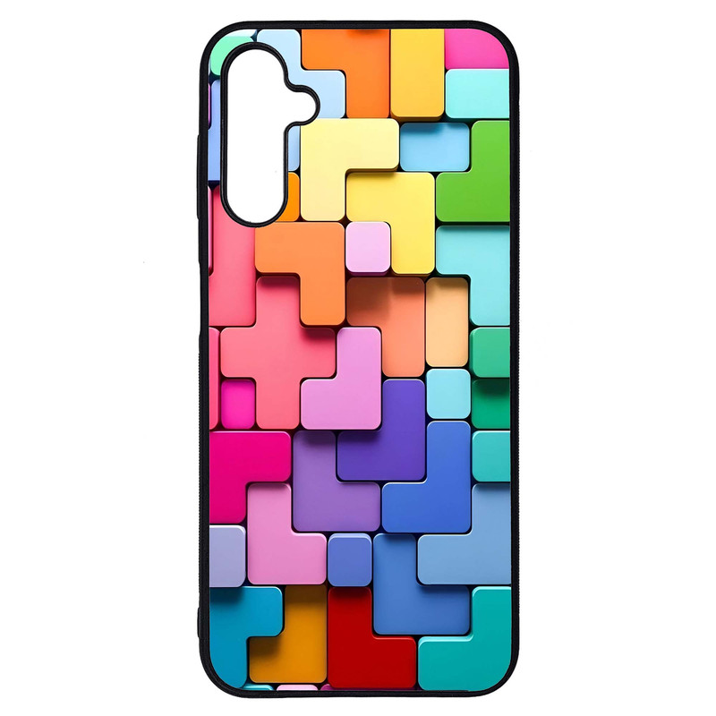 کاور طرح پازل کد G-048 مناسب برای گوشی موبایل سامسونگ Galaxy A14 4G / A14 5G | دیجی قاب دونی