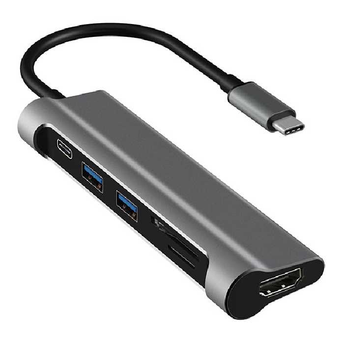 هاب 6 پورت USB-C جی سی پال مدل JCP6217
