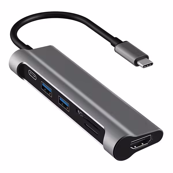 هاب 6 پورت USB C جی سی پال مدل JCP6217