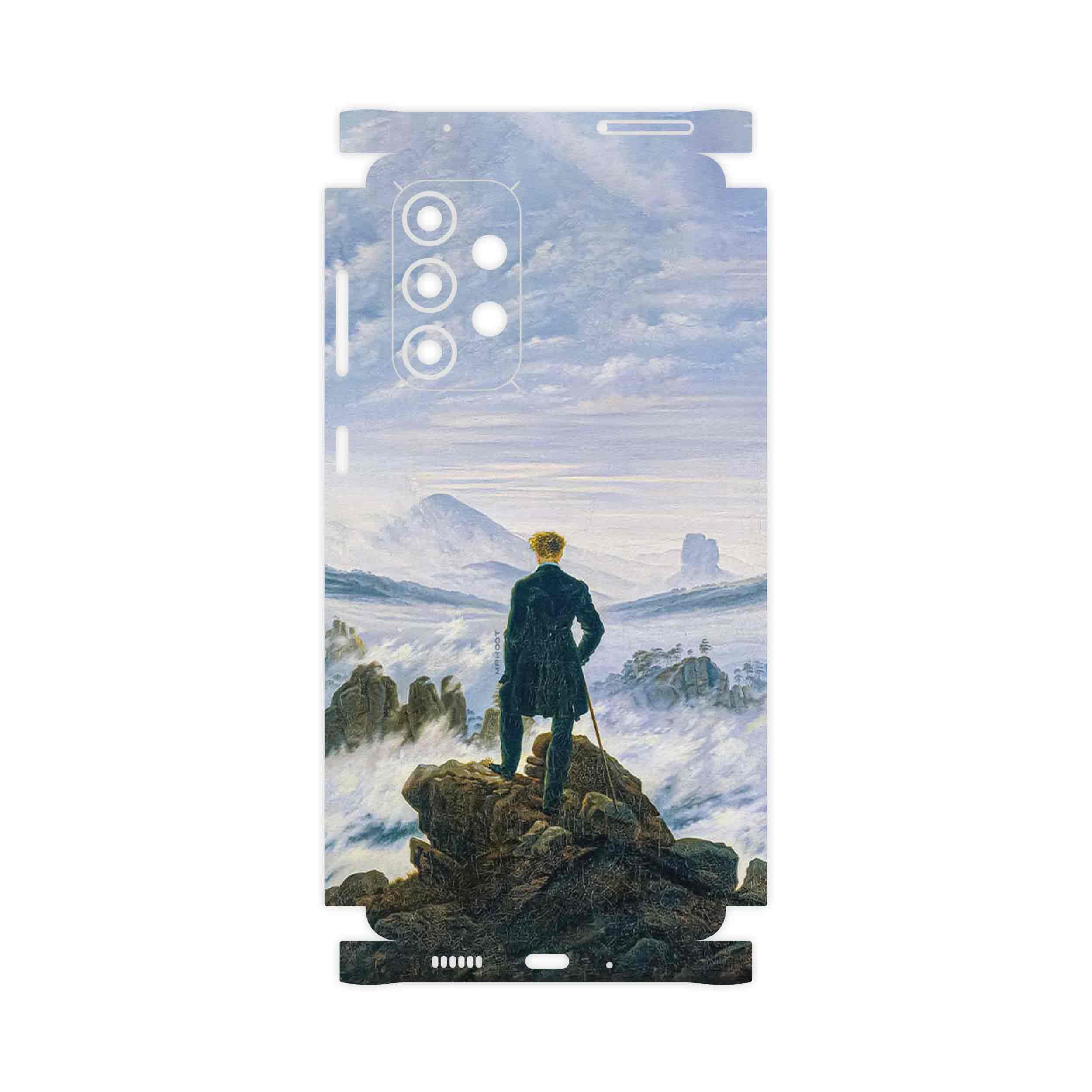 برچسب پوششی ماهوت مدل Wanderer above the Sea of Fog-FullSkin مناسب برای گوشی موبایل سامسونگ Galaxy A33 5G