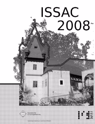 خرید و دانلود نسخه کامل کتاب Proceedings ISSAC 2008 (ACM)