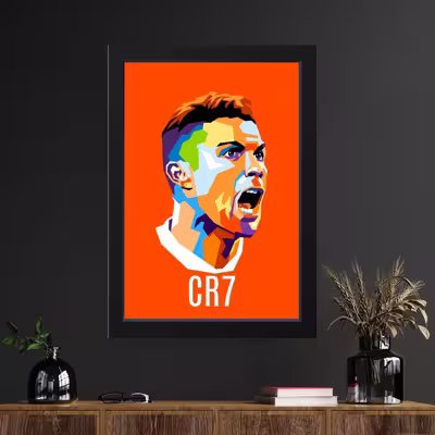 تابلو مدل Ronaldo کد S1303-b